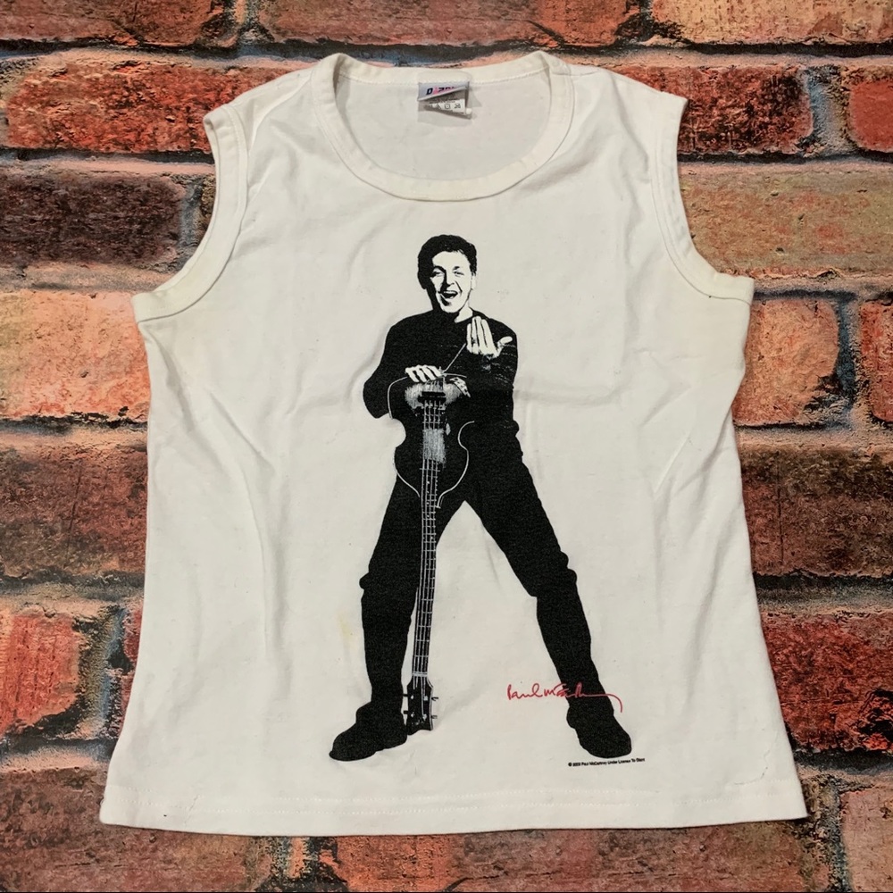 Throwback 2002 Paul McCartney Tank Top